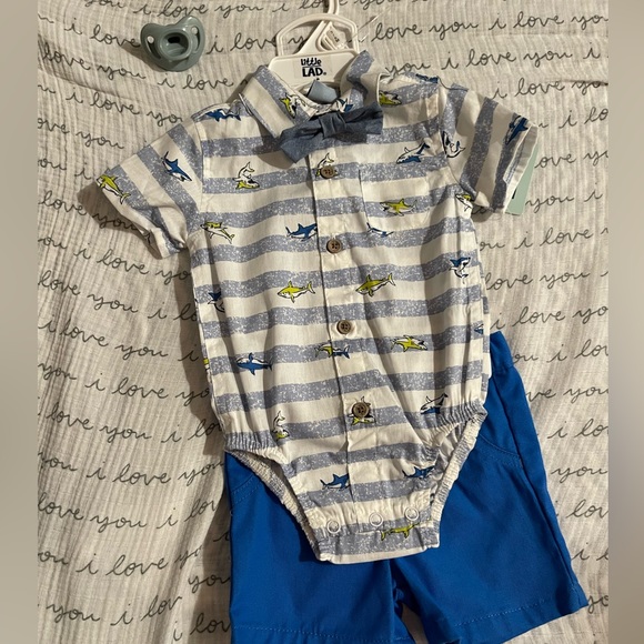 Three, 3-6 month NWT outfits. Probably around a 40 dollar value. - Picture 6 of 7